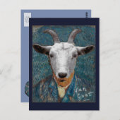 Vincent Van Goat Animal Painter Briefkaart (Voorkant / Achterkant)