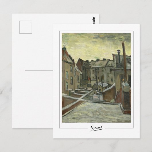Vincent Van Gogh #10-3 - Fine Art Briefkaart (Voorkant / Achterkant)