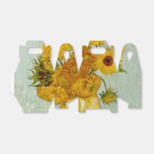 Vincent van Gogh 12 Zonnebloemen impressionist Bedankdoosjes (Uitgevouwen)