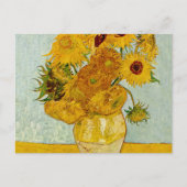 Vincent van Gogh 12 Zonnebloemen impressionist Briefkaart (Voorkant)