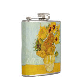 Vincent van Gogh 12 Zonnebloemen impressionist Heupfles (Rechts)