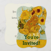 Vincent van Gogh 12 Zonnebloemen impressionist Kaart (Voorkant / Achterkant)