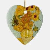 Vincent van Gogh 12 Zonnebloemen impressionist Keramisch Ornament (Rechts)