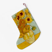 Vincent van Gogh 12 Zonnebloemen impressionist Kleine Kerstsok (Achterkant (Hangend))