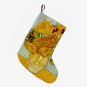 Vincent van Gogh 12 Zonnebloemen impressionist Kleine Kerstsok (Voorkant (Hangend))