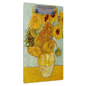 Vincent van Gogh 12 Zonnebloemen impressionist Klembord (Rechts)