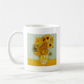 Vincent van Gogh 12 Zonnebloemen impressionist Koffiemok (Links)