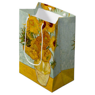 Vincent van Gogh 12 Zonnebloemen impressionist Medium Cadeauzakje