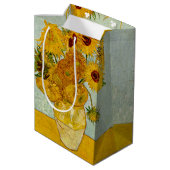 Vincent van Gogh 12 Zonnebloemen impressionist Medium Cadeauzakje (Achterkant Gekanteld)