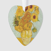 Vincent van Gogh 12 Zonnebloemen impressionist Ornament (voorkant)