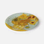 Vincent van Gogh 12 Zonnebloemen impressionist Papieren Bordje (Gekanteld)