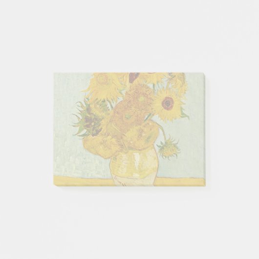 Vincent van Gogh 12 Zonnebloemen impressionist Post-it® Notes (Voorkant)