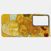 Vincent van Gogh 12 Zonnebloemen impressionist Samsung Galaxy Hoesje (Linkerkant)