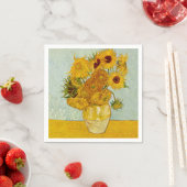 Vincent van Gogh 12 Zonnebloemen impressionist Servet (Insitu)