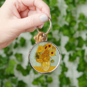 Vincent van Gogh 12 Zonnebloemen impressionist Sleutelhanger (Hand)