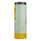 Vincent van Gogh 12 Zonnebloemen impressionist Thermosbeker (Achterkant)