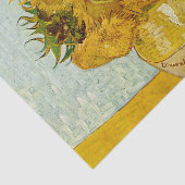 Vincent van Gogh 12 Zonnebloemen impressionist Tissuepapier (Detail)