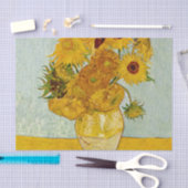 Vincent van Gogh 12 Zonnebloemen impressionist Tissuepapier (Craft)