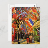 Vincent van Gogh - 14 juli - feestdag Briefkaart (Voorkant / Achterkant)