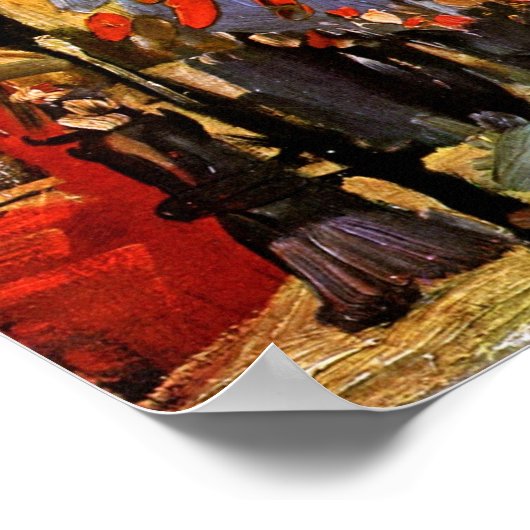 Vincent van Gogh - 14 juli - feestdag Poster (Hoek)