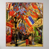 Vincent van Gogh - 14 juli - feestdag Poster (Voorkant)