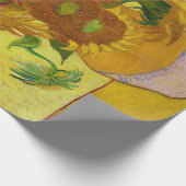 Vincent Van Gogh 15 zonnebloemen in een Vase Art Cadeaupapier (Hoek)