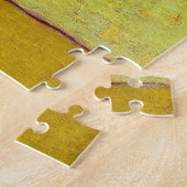 Vincent Van Gogh 15 zonnebloemen in een Vase Art Legpuzzel (Zijkant)