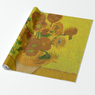 Vincent Van Gogh 15 zonnebloemen schilderen Cadeaupapier