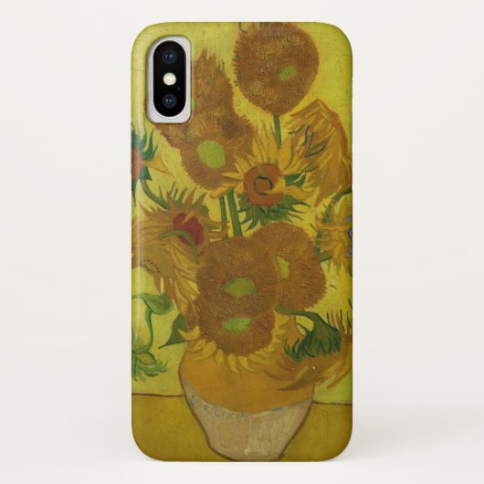 Vincent Van Gogh 15 zonnebloemen schilderen Case-Mate iPhone Case (Achterkant)