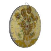 Vincent Van Gogh 15 zonnebloemen schilderen Dartbord (Voorkant Links)