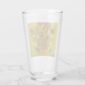 Vincent Van Gogh 15 zonnebloemen schilderen Glas (Achterkant)