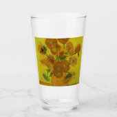 Vincent Van Gogh 15 zonnebloemen schilderen Glas (Voorkant)