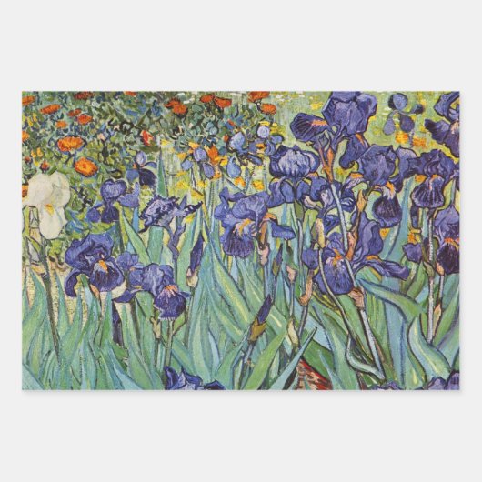 Vincent Van Gogh 15 zonnebloemen schilderen Inpakpapier Vel (Voorkant 3)