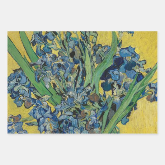 Vincent Van Gogh 15 zonnebloemen schilderen Inpakpapier Vel (Voorkant 2)