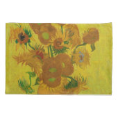 Vincent Van Gogh 15 zonnebloemen schilderen Kussensloop (Achterkant)