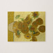 Vincent Van Gogh 15 zonnebloemen schilderen Legpuzzel (Horizontaal)