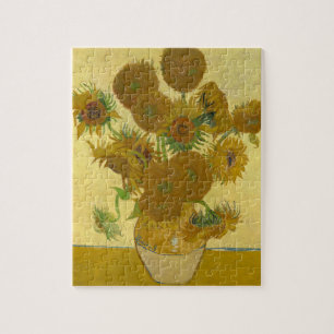 Vincent Van Gogh 15 zonnebloemen schilderen Legpuzzel
