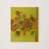 Vincent Van Gogh 15 zonnebloemen schilderen Legpuzzel (Verticaal)