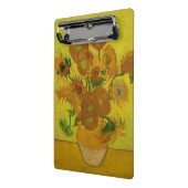 Vincent Van Gogh 15 zonnebloemen schilderen Mini Klembord (Angled2)