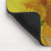 Vincent Van Gogh 15 zonnebloemen schilderen Muismat (Hoek)