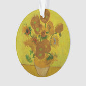 Vincent Van Gogh 15 zonnebloemen schilderen Ornament (voorkant)