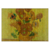 Vincent Van Gogh 15 zonnebloemen schilderen Snijplank (Voorkant)