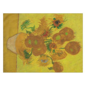 Vincent Van Gogh 15 zonnebloemen schilderen Tafelkleed (Voorkant (Horizontaal))