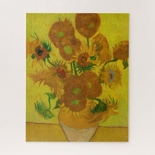 Vincent Van Gogh 15 Zonnebloemen Schilderij Legpuzzel