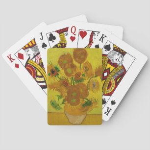 Vincent Van Gogh 15 Zonnebloemen Schilderij Pokerkaarten