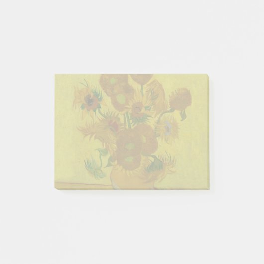 Vincent Van Gogh 15 Zonnebloemen Schilderij Post-it® Notes (Voorkant)
