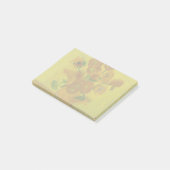 Vincent Van Gogh 15 Zonnebloemen Schilderij Post-it® Notes (Schuin)