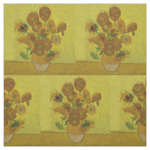 Vincent Van Gogh 15 Zonnebloemen Schilderij Stof