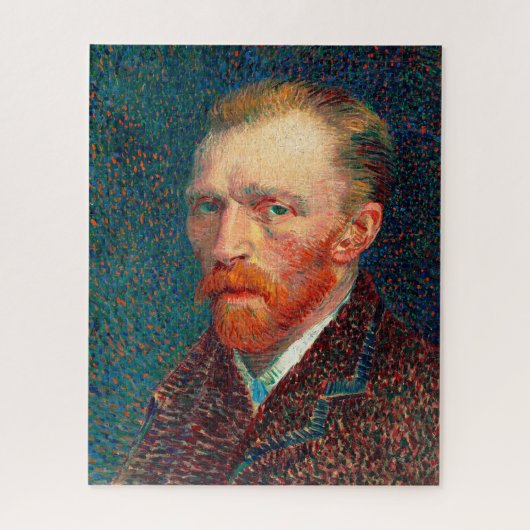 Vincent Van Gogh 1887 Self Portrait op Blue Legpuzzel (Verticaal)