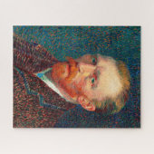 Vincent Van Gogh 1887 Self Portrait op Blue Legpuzzel (Horizontaal)